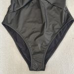 L'Agence L’AGENCE Gabrielle Faux Leather One-Piece, Size Medium, $ Photo 9