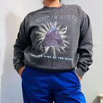 Pink Floyd  Women Gray‎ Long Sleeves Crew Neck Graphic Print Cozy Sweater Size M Photo 1