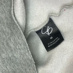 𝅺celestial Bodiez Gray Leopard Print Hooded Cropped Sweatshirt Size Medium Gray Photo 9