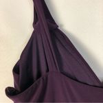 DJ Jaz Plum Purple Ruffle Front Fit & Flare Maxi Formal Dress 14 Photo 4