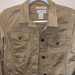 Vintage Denim Jean jacket • denim jacket • stretch • dress jacket tan jeans Size M Photo 3