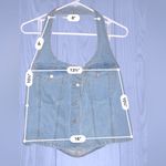 Universal Threads UNIVERSAL THREAD Women’s Denim Halter Top Photo 4