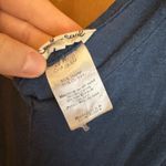 Cousin Earl Blue Hemp Cotton V Neck Wide Leg Jumpsuit Wide Leg L Size L Photo 2