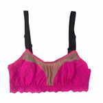 Hanky Panky  Lingerie Bra Lace Color Block Pink Sm Photo 0