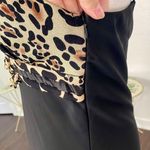 Early 2000's Black Gold Chain Mesh Animal Print Midi Party Dress M Size M Photo 3