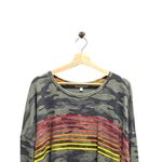 P.J. Salvage  Camo Sweatshirt Green Size 3X Photo 4