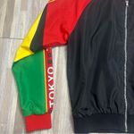 Forever 21 Tokyo Jacket Windbreaker Women’s Size Small Black Red Yellow & Green Photo 1