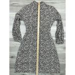 Rebecca Taylor REBECCA‎ TAYLOR Leopard Cheetah Print Silk Long Sleeve Mini Dress Size 6 Photo 7