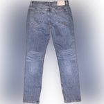 ZARA Straight Leg Slim Skinny Denim Standards High Waist Jean 34 Mom Vintagecore Photo 3