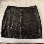 Silence + Noise Black Sequin Skirt Photo 0