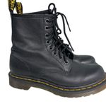 Dr. Martens 11821 Black Leather 8 Eye Mid Boots 6 Photo 8