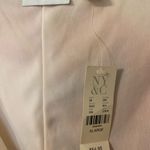 NWT New York &‎ Company White Pink Orchid Floral Lined Max Dress Size XL Photo 2