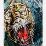 Ed Hardy NWT Women's  by Christian Audigier Tiger Rhinestone Shirt Top Size S Photo 3