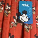 Disney NWT Mickey Mouse & Minnie Mouse print Coral Classic Backpack Photo 6