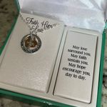 Silver Expressions By LA Rocks Womens Faith Hope‎ Love Heart Necklace & Pendant Photo 0