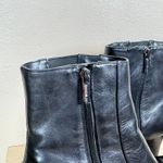 Bandolino  Women’s Boots 7.5 Black Leather Heeled Square Toe Y2K 90s Photo 6