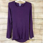 Future Collective twisted back crewneck pullover purple sweater Size 1X Photo 3