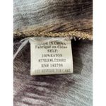 Love Riche Boho Wrap Top Brown Blue Tie Dye Bell Sleeves V Cutout Size Small Photo 7