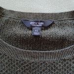 Vera Wang Simply Vera Womens Sweater Size XS Reg . Green textured 3/4 sleeves Photo 1