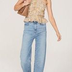 joe's jeans Light Wash Denim Straight-Leg Wide-Cuff Mia Wide Cuff Jeans Size 31 Photo 0