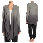 Barefoot Dreams CozyChic Lite Ombre Calypso Wrap Cardigan Loden Carbon L/XL NWT Photo 3