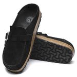 Birkenstock  Buckley Clog Shoes Black Suede Leather 38 7 Photo 2