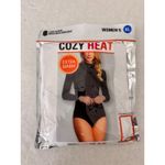 32 Degrees Heat 32 Degrees Cozy Heat Bodysuit Long Sleeve Mock Neck Extra Warm White XL Photo 2