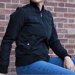 Charlotte Russe Classic Black Bomber Jacket Photo 0