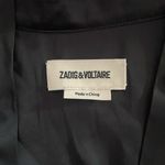 Zadig & Voltaire Black Satin Dress with Ribbon Photo 2
