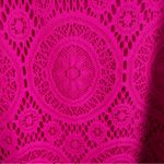 Tacera  Fuchsia Lace Off the Shoulders Dress Photo 2