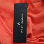 Worthington  Coral Layered Blouse NWT Size Small Coral Orange Blouse Photo 8