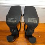Forever 21 NWOT Black 4 inch heels - open square toe Size 7 Photo 4