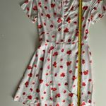 Gap  white and red floral dress. Size 2 Photo 5