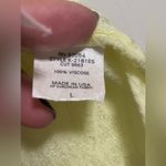 Krisa Women’s Puff Sleeve Wrap Top Daisy in Yellow color Size L Photo 13