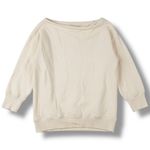 Pilcro Anthropologie  Women’s Ivory Slouchy Boatneck Tunic Pullover Size S Photo 1