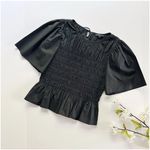 Rails NEW Women's Rosie Top Black Smocked Size XS Photo 4
