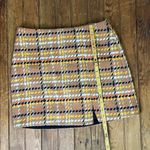 Anthropologie  Skies Are Blue wool blend plaid Mini Skirt size medium Photo 3
