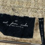 Urban Outfitters  Out From Under Medium Waffle Knit Oatmeal Boxy V Neck Sweater Photo 3