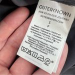 Outerknown  Benson Jumpsuit Utility Long Sleeve Button Tie Romper Satin Sz S Photo 8