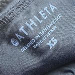 Athleta  Black Zip-Front Sports Bra XS Photo 5