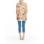 NWT Aratta Women's Claudine Agness Embroidered Tunic Blouse Top Size Medium Orange Photo 5