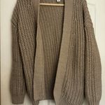 H&M Gray Oversized Knit Sweater Photo 0