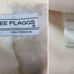Vintage VTG Womens Three Flaggs Light Jacket Beige Size 12 Photo 5
