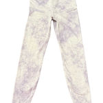 Old Navy High Rise Tie Dye Go-Dry Leggings XS Purple White Stretch Yoga Pants Photo 0