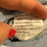 Artistic BOHO Floral Retro Painted Unique Denim XL Colorful Unbranded Overalls Blue Photo 1