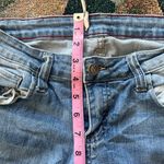 Cello Straight Leg Jeans Size 7 Mid Rise Medium Wash Distressed Stretch Y2K Photo 11