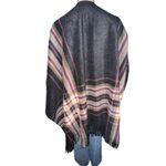Rachel Roy  plaid fleece poncho Photo 2