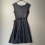 Tahari size 6 sparkle ribbon belt cocktail A-line dress Photo 10