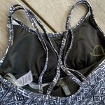 Gaiam Womens Tank Top XS Shine Bra Cassie Print Black Tap Shoe Yoga Athleisure Photo 6