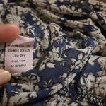 Anthropologie Blu Pepper Womens Blouse Size Small Blue Floral Boho Fairy Cottage Photo 8